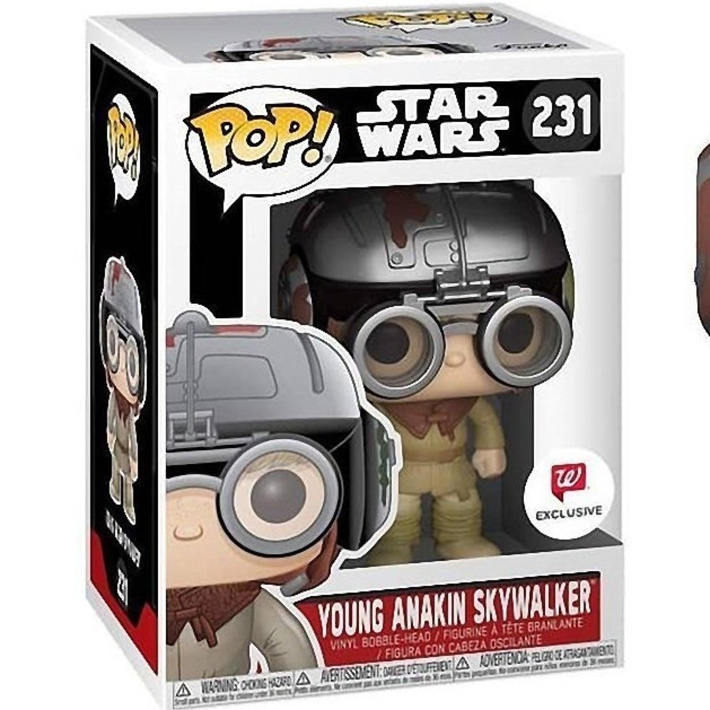 Funko Pop Star Wars Young Anakin Skywalker 231 Walgreens Exclusive Vinyl Figure